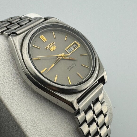 Seiko 5 Automatic 17 Jewels - Vintage Wrist Watch - Made in Japan - Picture 5 of 12